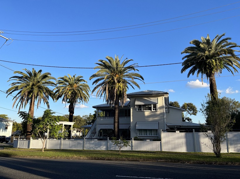 Queenslander house, Brisbane, Queensland, Austrálie