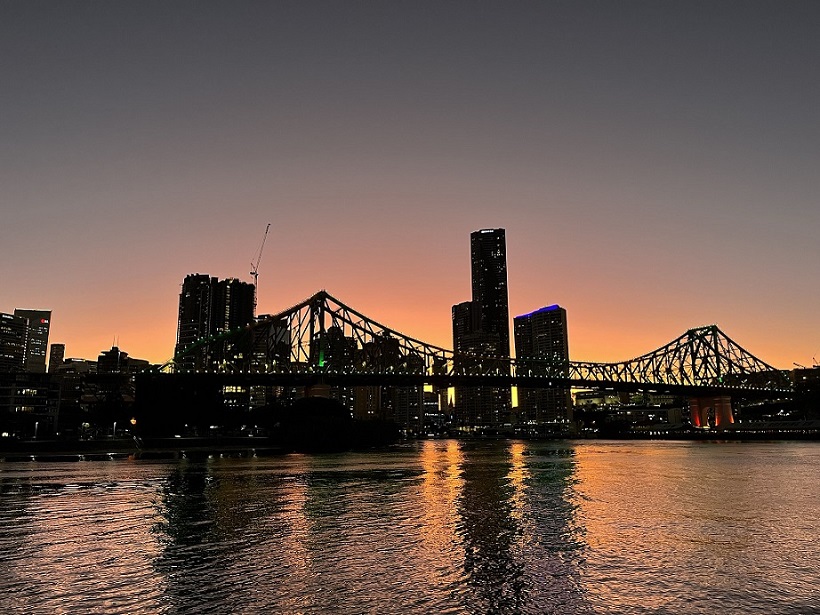 Story Bridge, Brisbane City, Brisbane River, Austrálie