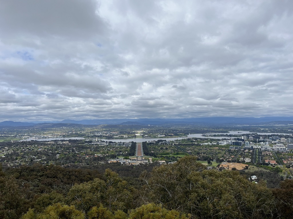 Canberra, Austrálie, hlavní město, Mount Ainslie