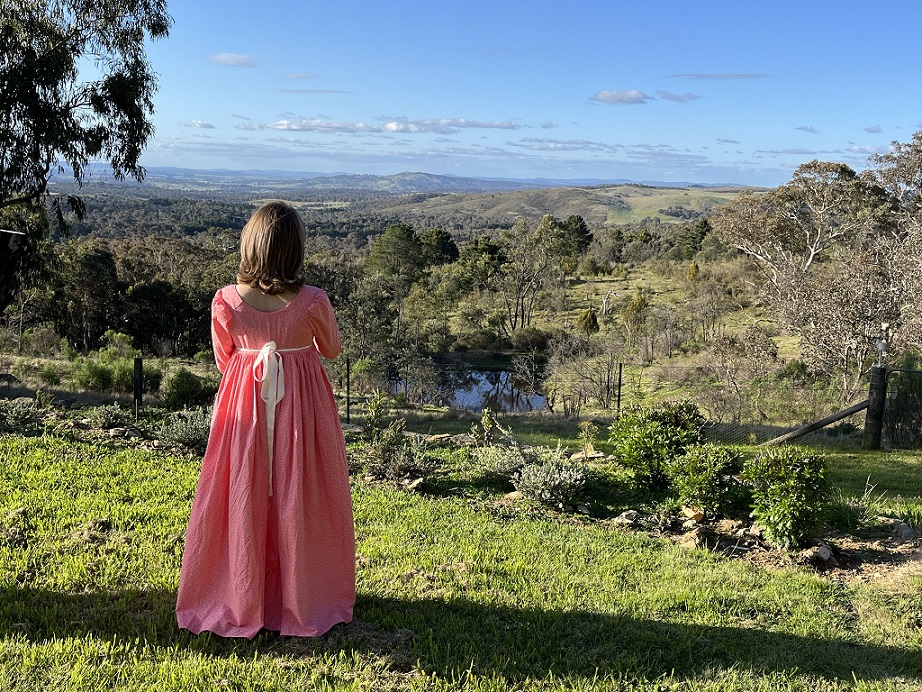 Canberra, Regency Era, Jane Austenová, historický kostým, Austrálie